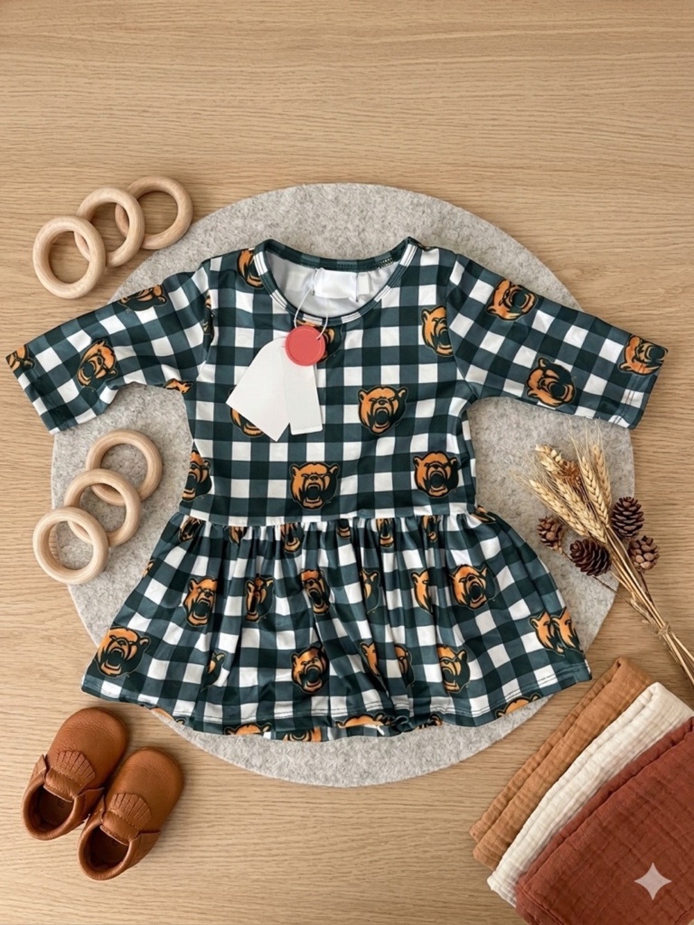 Baby girls Baylor dress with bodysuit